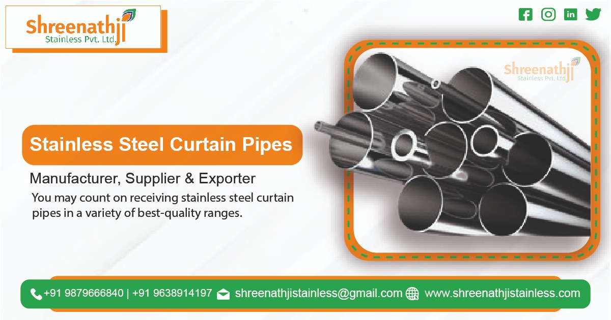 Stainless Steel Curtain Pipe Manufacturers Chennai