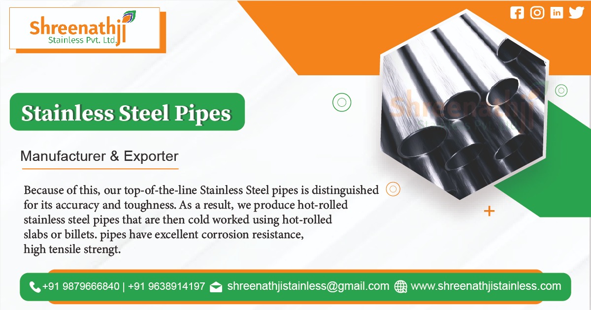 Stainless Steel Pipes Manufacturer in Delhi