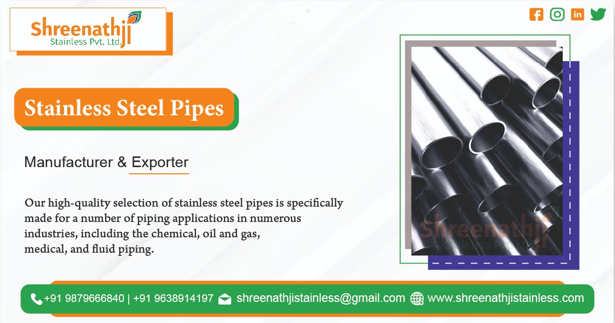 Stainless Steel Pipes Manufacturer in Delhi