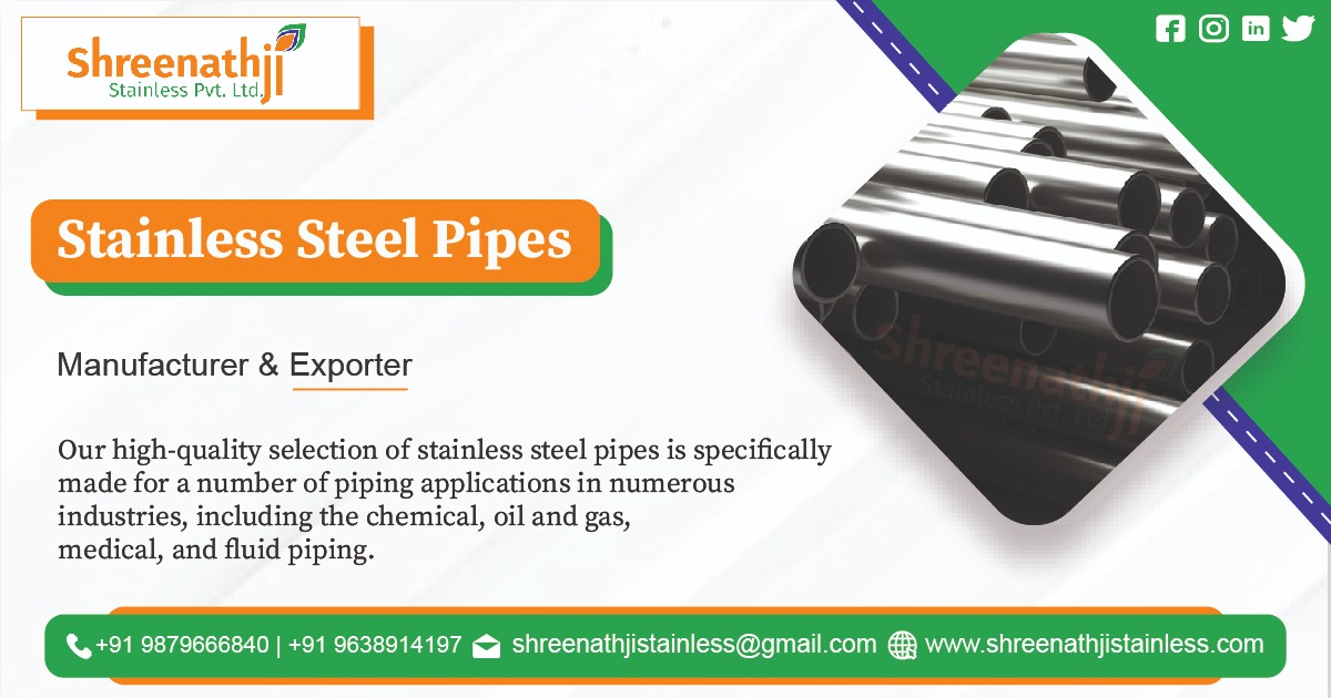 Stainless Steel Pipes Manufacturer in Delhi