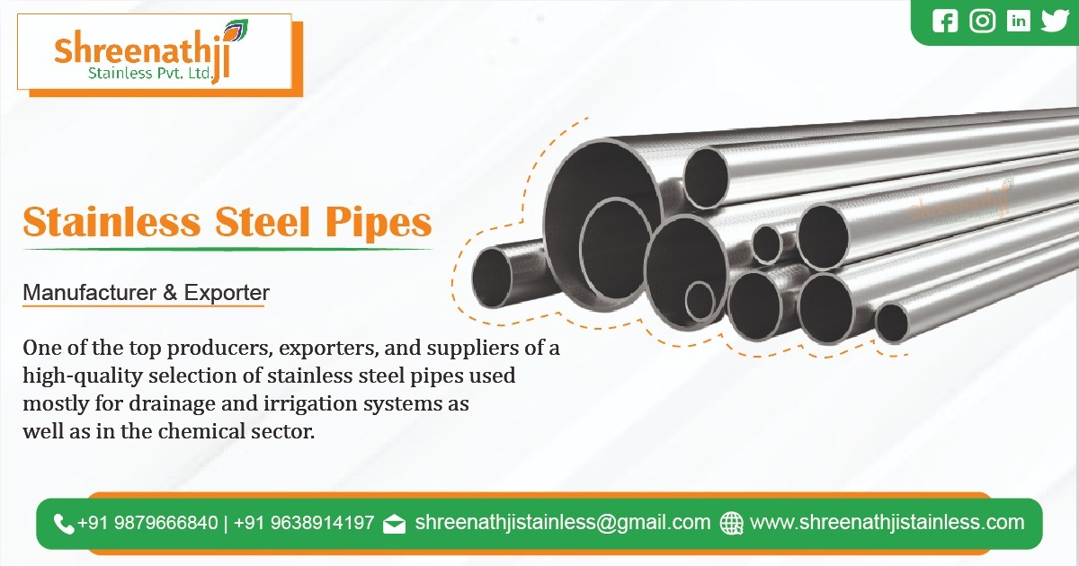 Stainless Steel Pipes Manufacturer in Ahmedabad, Gujarat