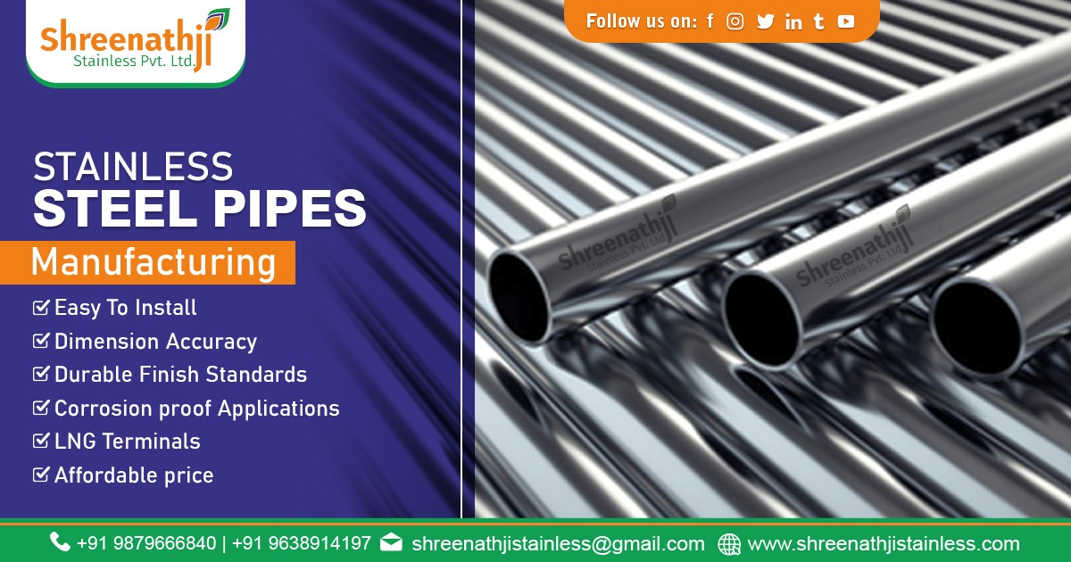 Supplier of Stainless Steel Pipes in Bangalore