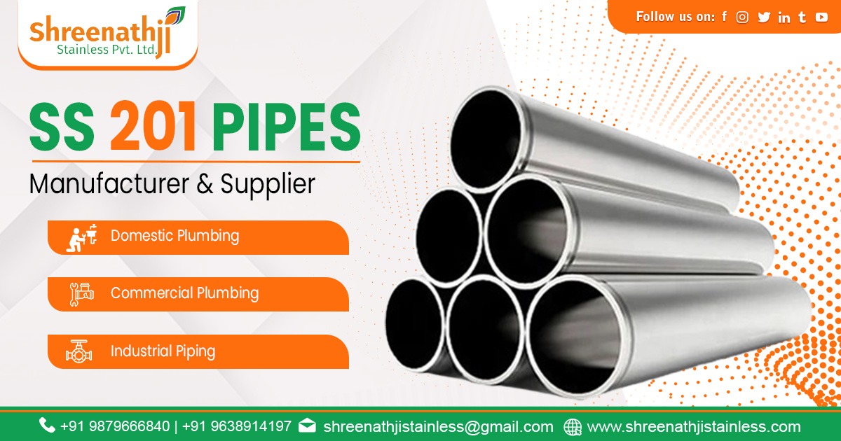 Stainless Steel 201 Pipe Supplier in Hooghly