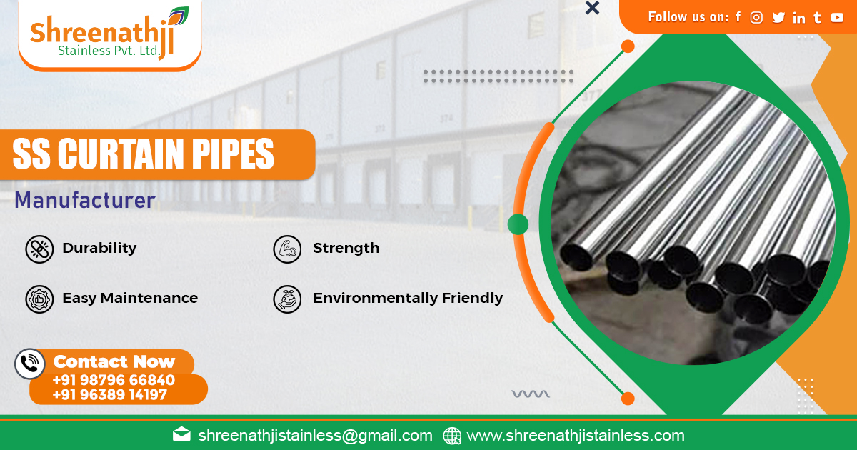 Supplier of Stainless Steel Curtain Pipes in Madhya Pradesh