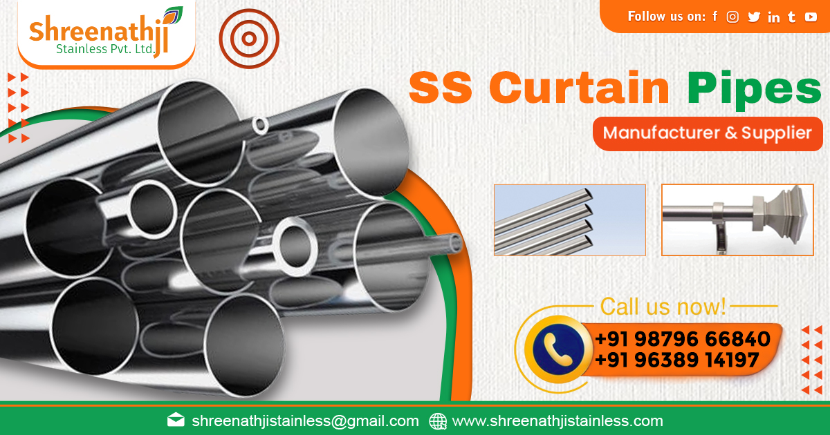 SS Curtain Pipes Supplier in Nashik