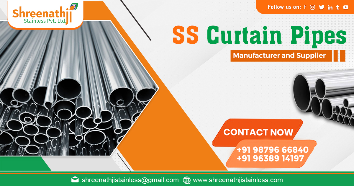 SS Curtain Pipes Supplier in Tirupati