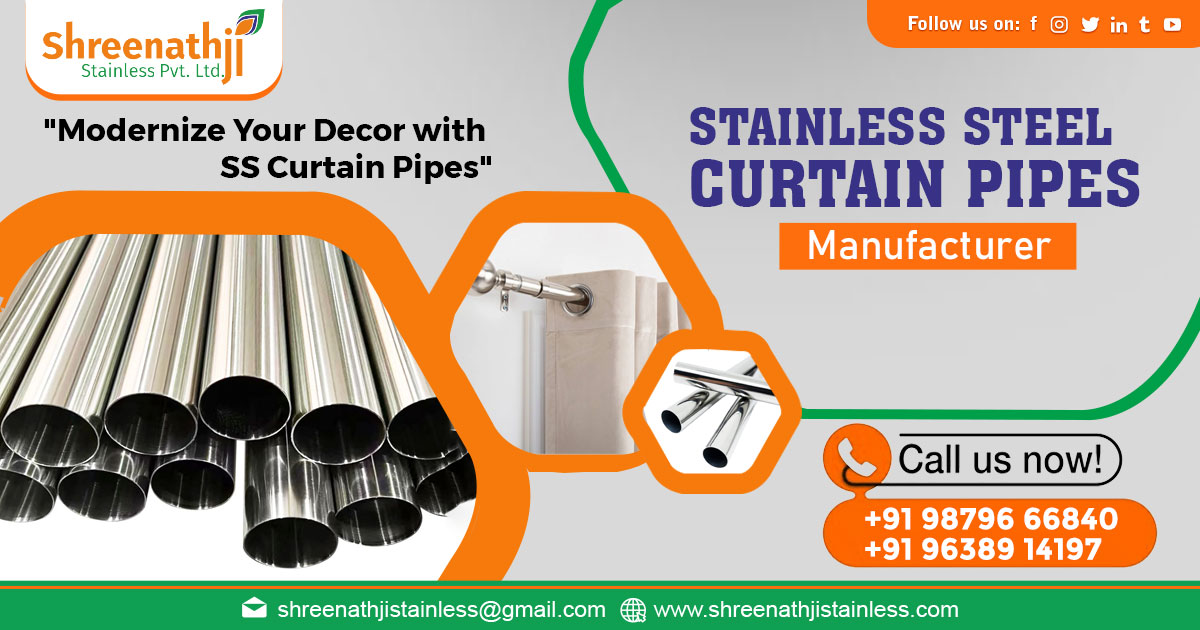 Stainless Steel Curtain Pipe in Bangladesh