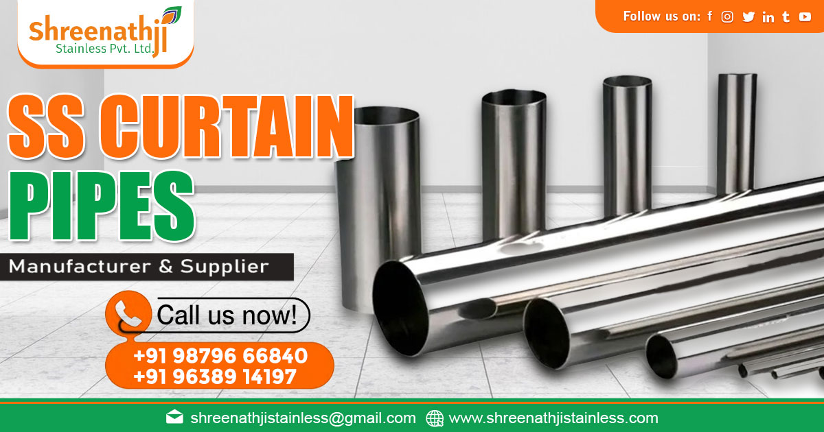 Stainless Steel Curtain Pipe in Bhutan