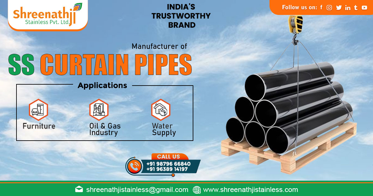 Supplier of Stainless Steel Curtain Pipes in Kerala