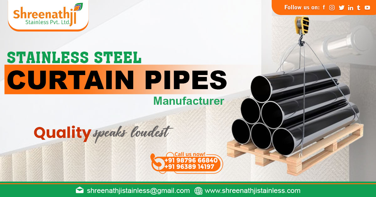 Supplier of Stainless Steel Curtain Pipe in Karnataka