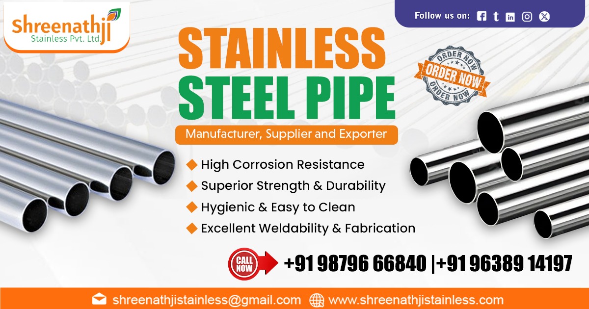 Reliable Stainless Steel Pipe Supplier in Maharashtra