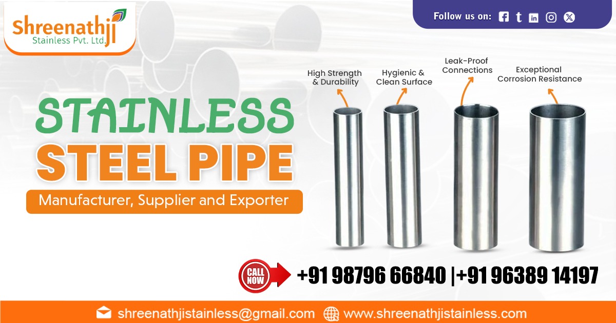 Reliable Stainless Steel Pipe Supplier in Bihar