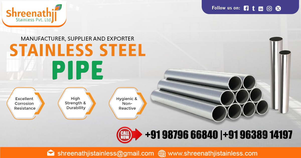 Superior Stainless Steel Pipes in West Bengal