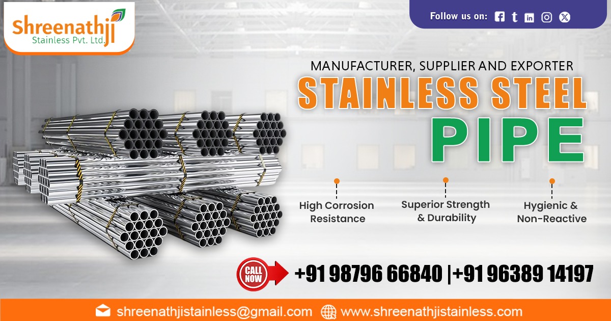 Affordable Premium Stainless Steel Pipes Supplier in Jharkhand