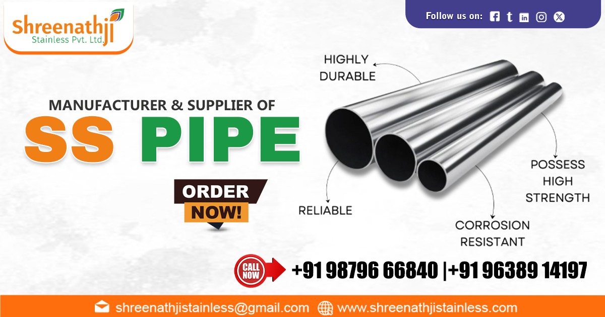 Trusted Stainless Steel Pipe Supplier in Rajasthan