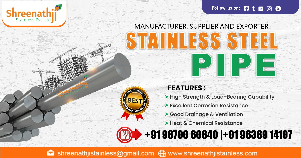 Trusted Stainless Steel Pipe Supplier in Assam