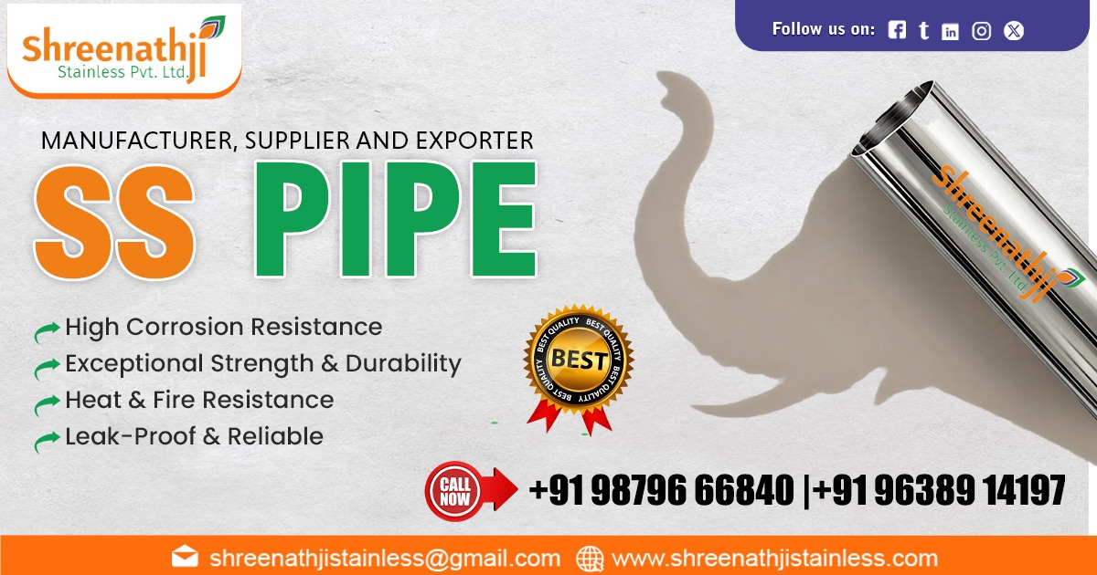 Affordable Premium Stainless Steel Pipes Supplier in Kerala
