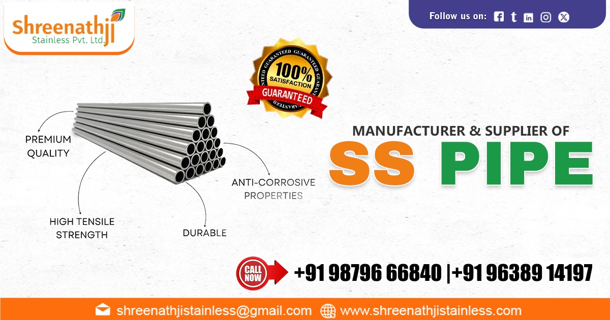 Affordable Premium Stainless Steel Pipes Supplier in Chhattisgarh