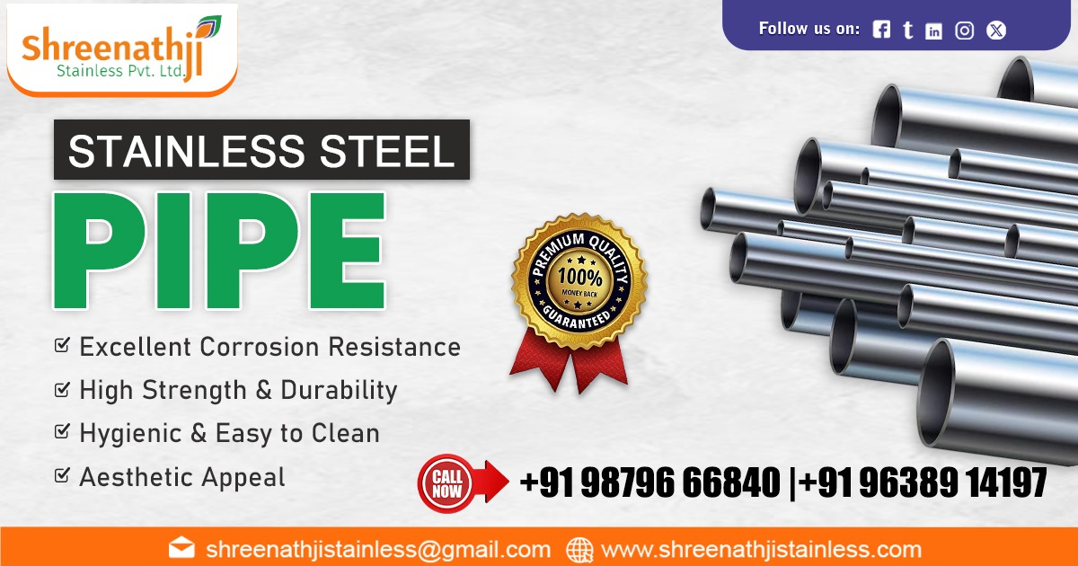 Supplier of Premium Stainless Steel Pipe in Ahmedabad