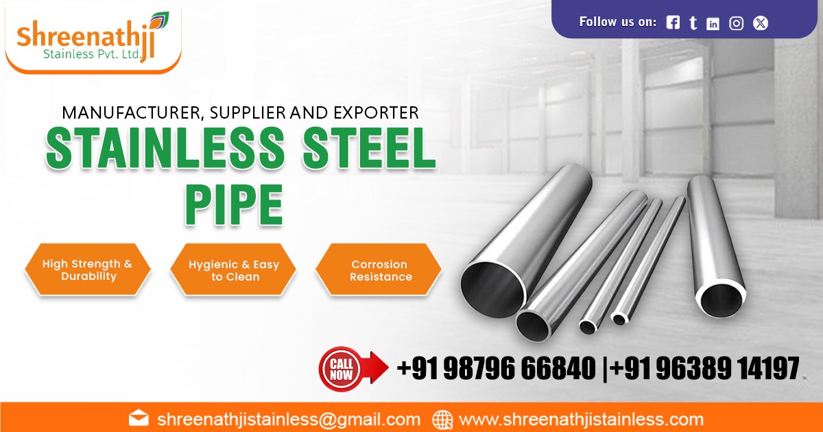 Top 10 Stainless Steel Pipe Manufacturers in India high-quality pipes