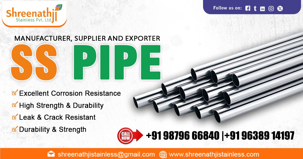 Trusted Stainless Steel Pipe Supplier In Indore – Shreenathji Stainless Pvt. Ltd.