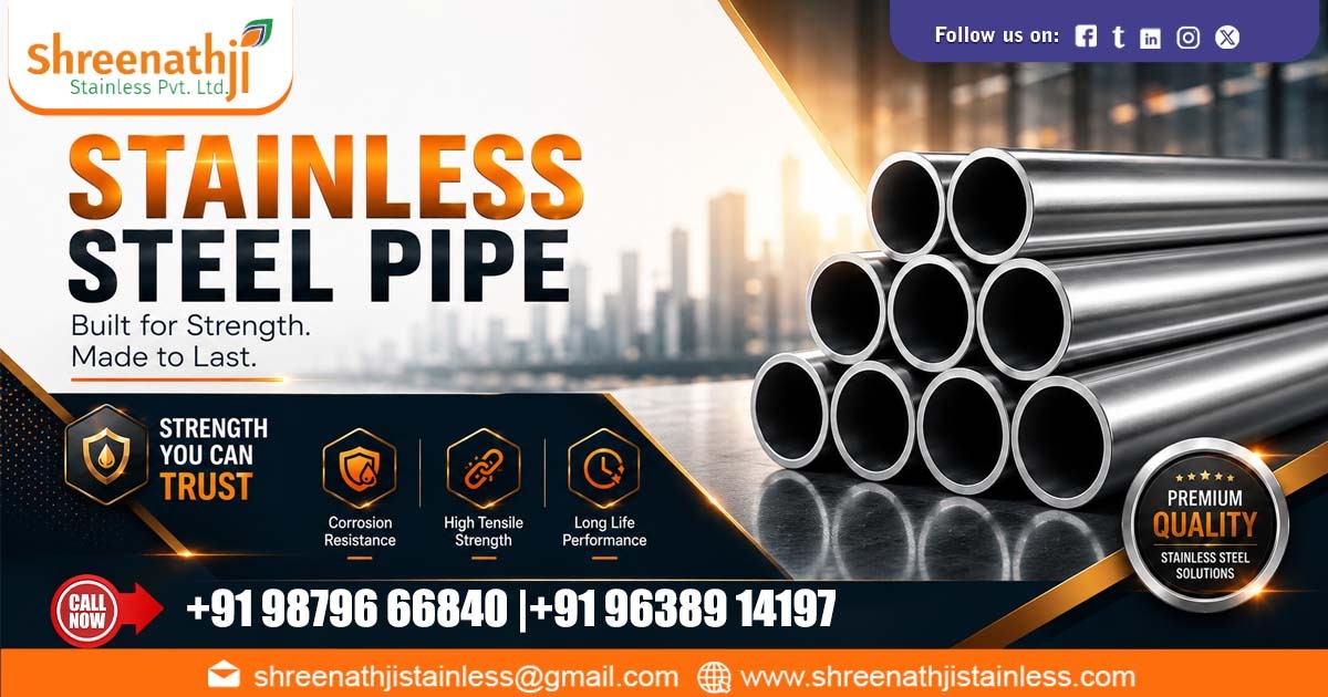 Corrosion-Resistant Stainless Steel Pipes Available in Telangana