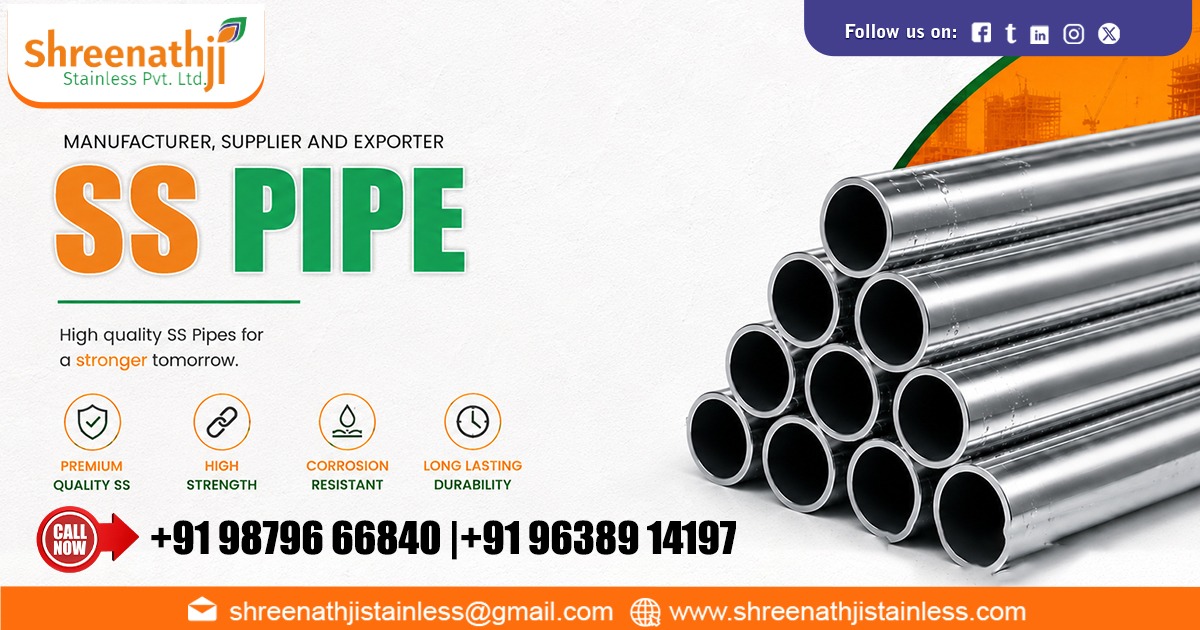 Long-Lasting Stainless Steel Pipes – Trusted Supplier In Haryana