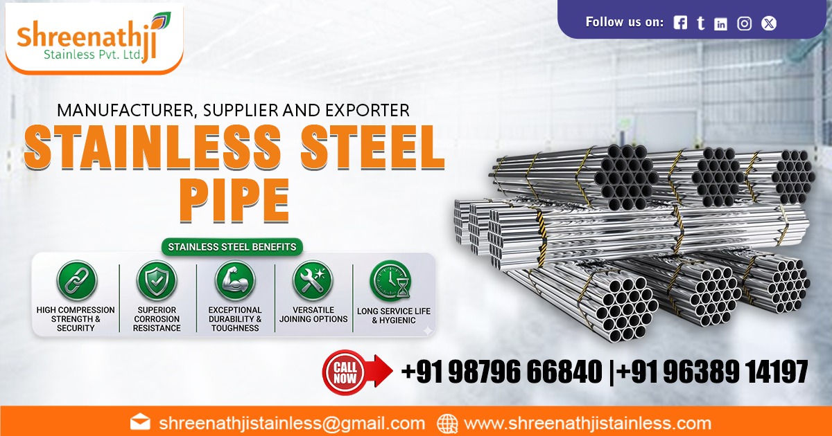 Premium Stainless Steel Pipe Supplier In Andhra Pradesh