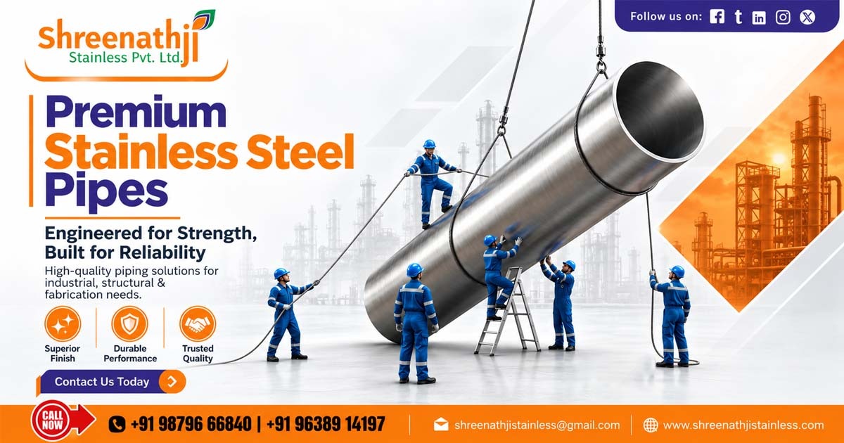 Stainless Steel Pipe For Industrial Use In Kerala