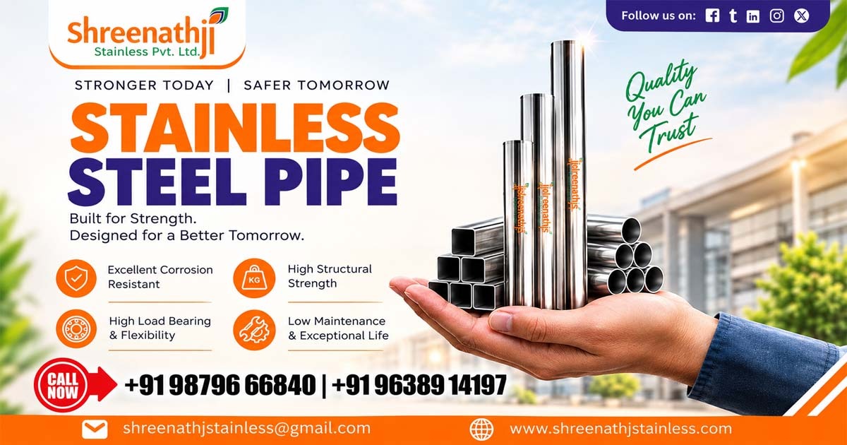 Corrosion Resistant Stainless Steel Pipe Supplier In Tripura