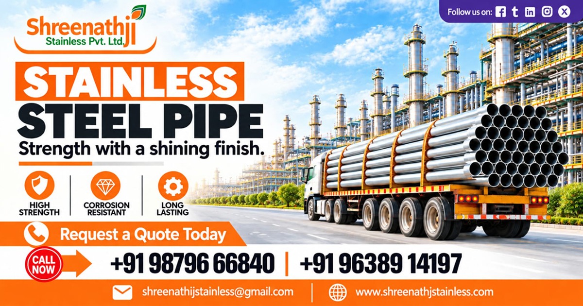 Corrosion Resistant Stainless Steel Pipe Supplier In Uttarakhand